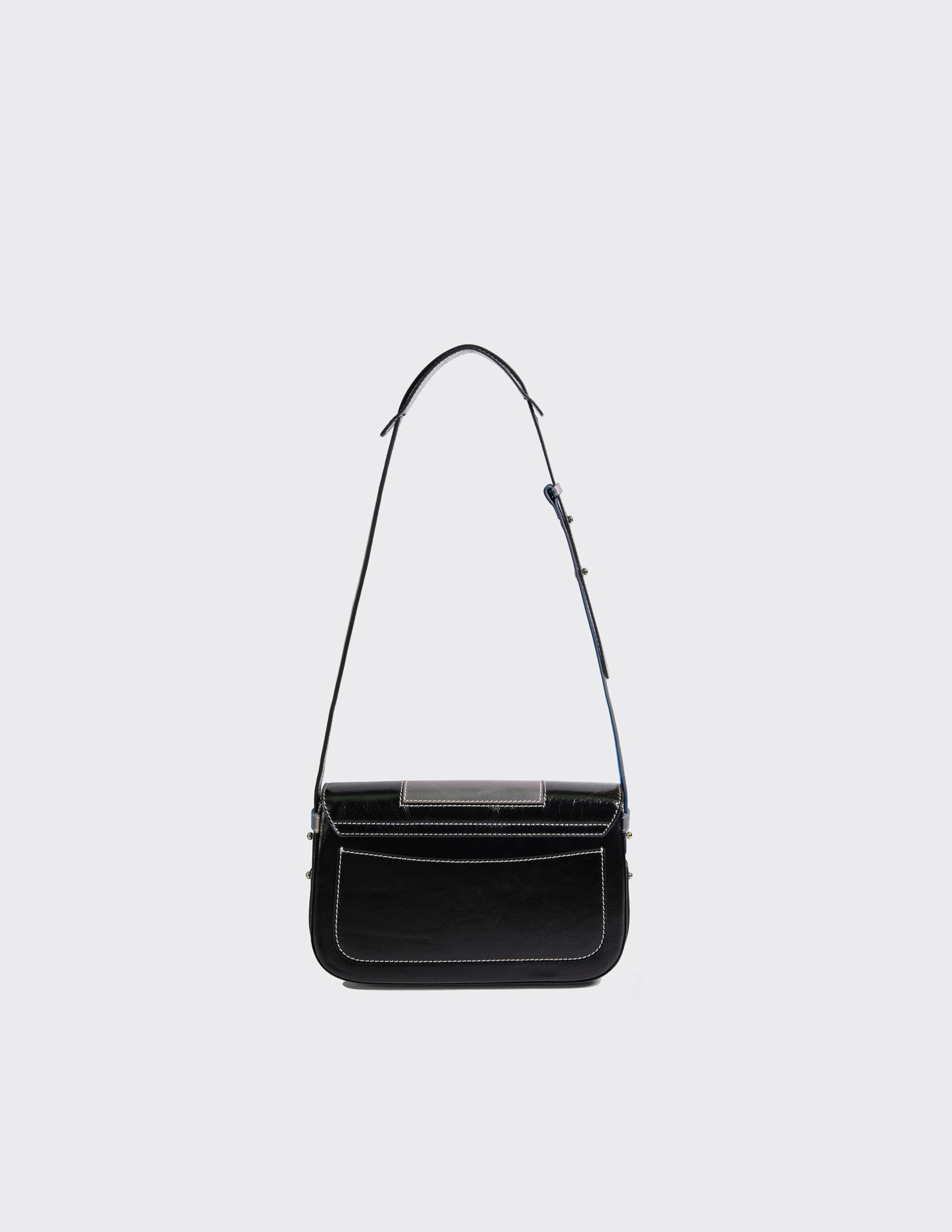 Leather Small April Bag in Etain