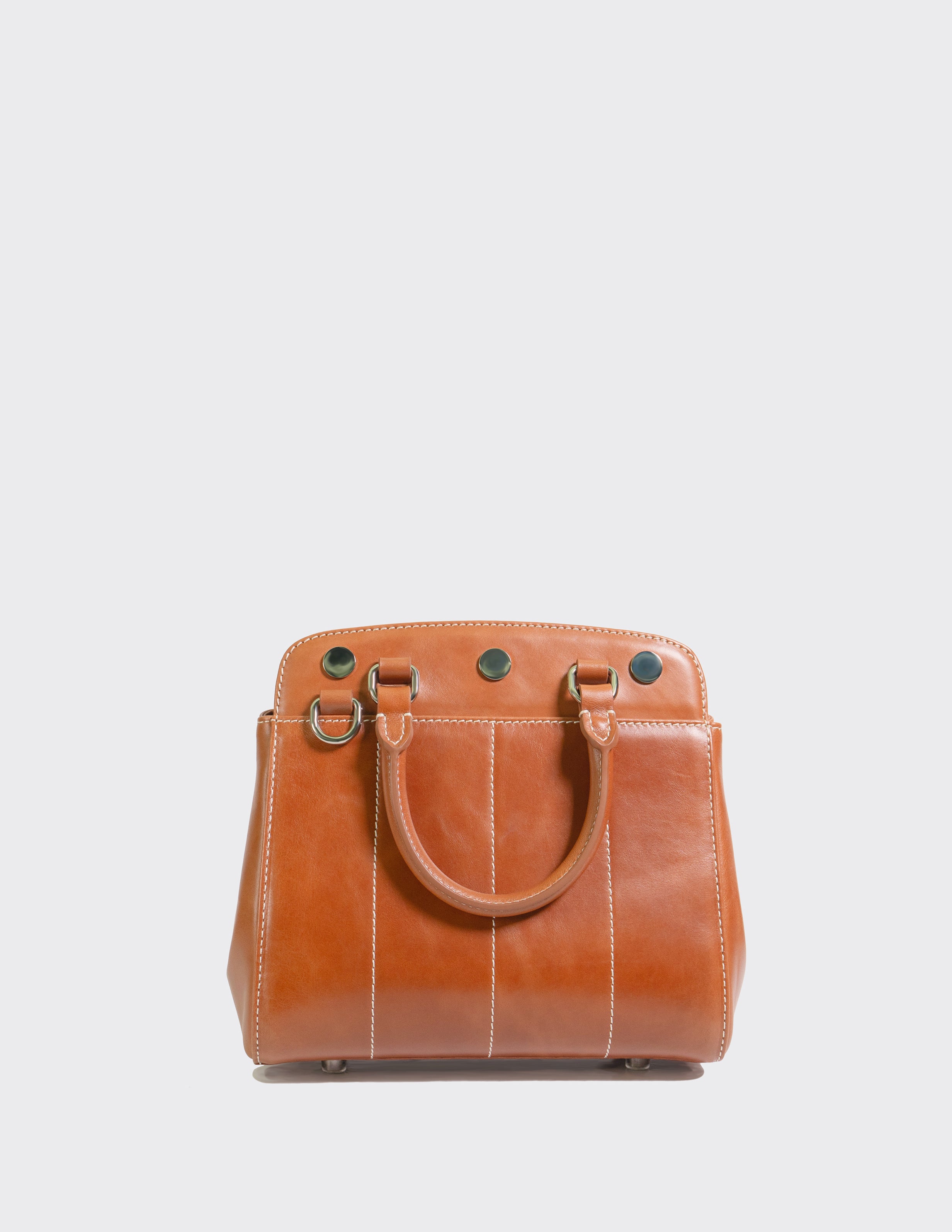 Leather Small October Bag in Golden Tan