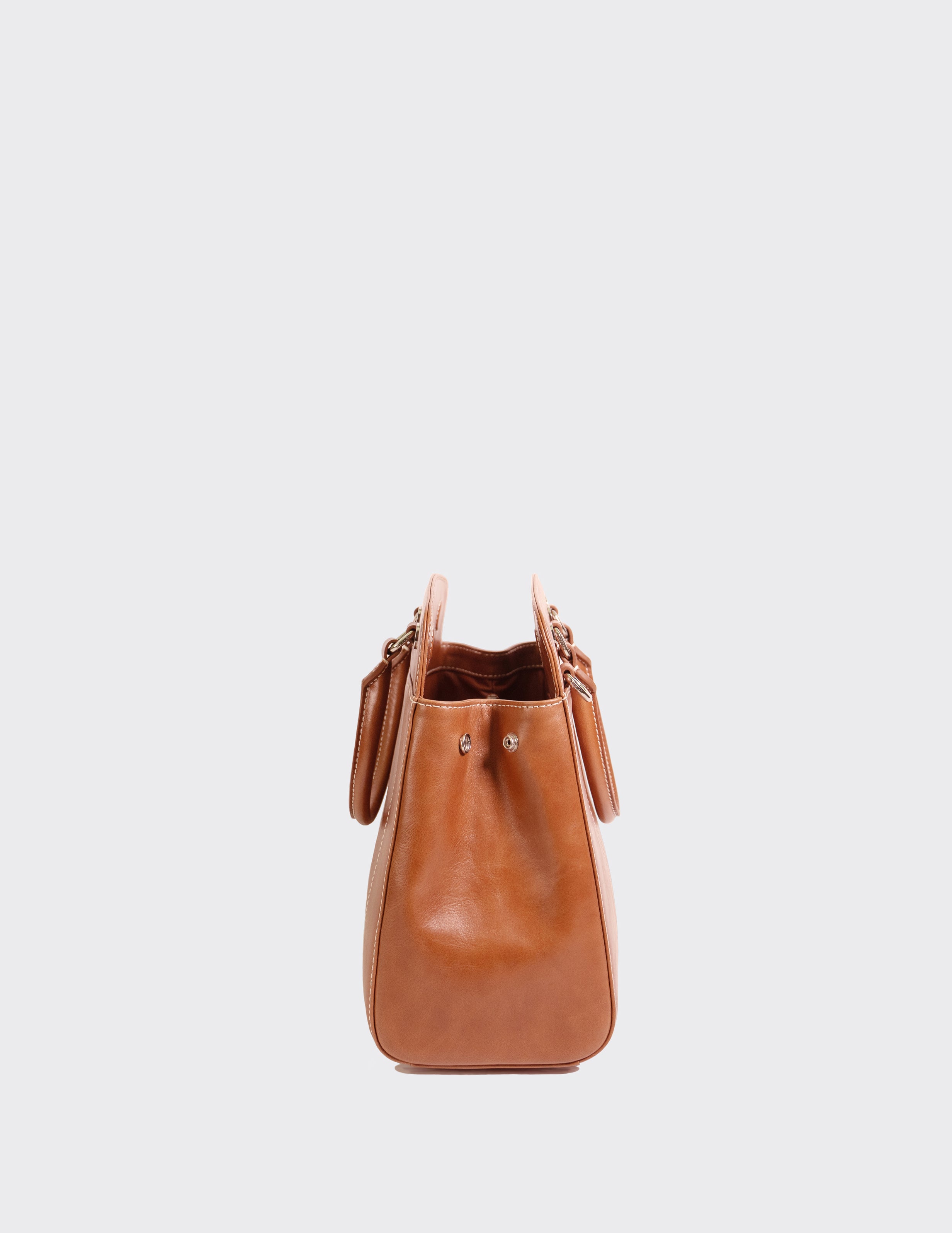 Leather Medium October Bag in Golden-Tan