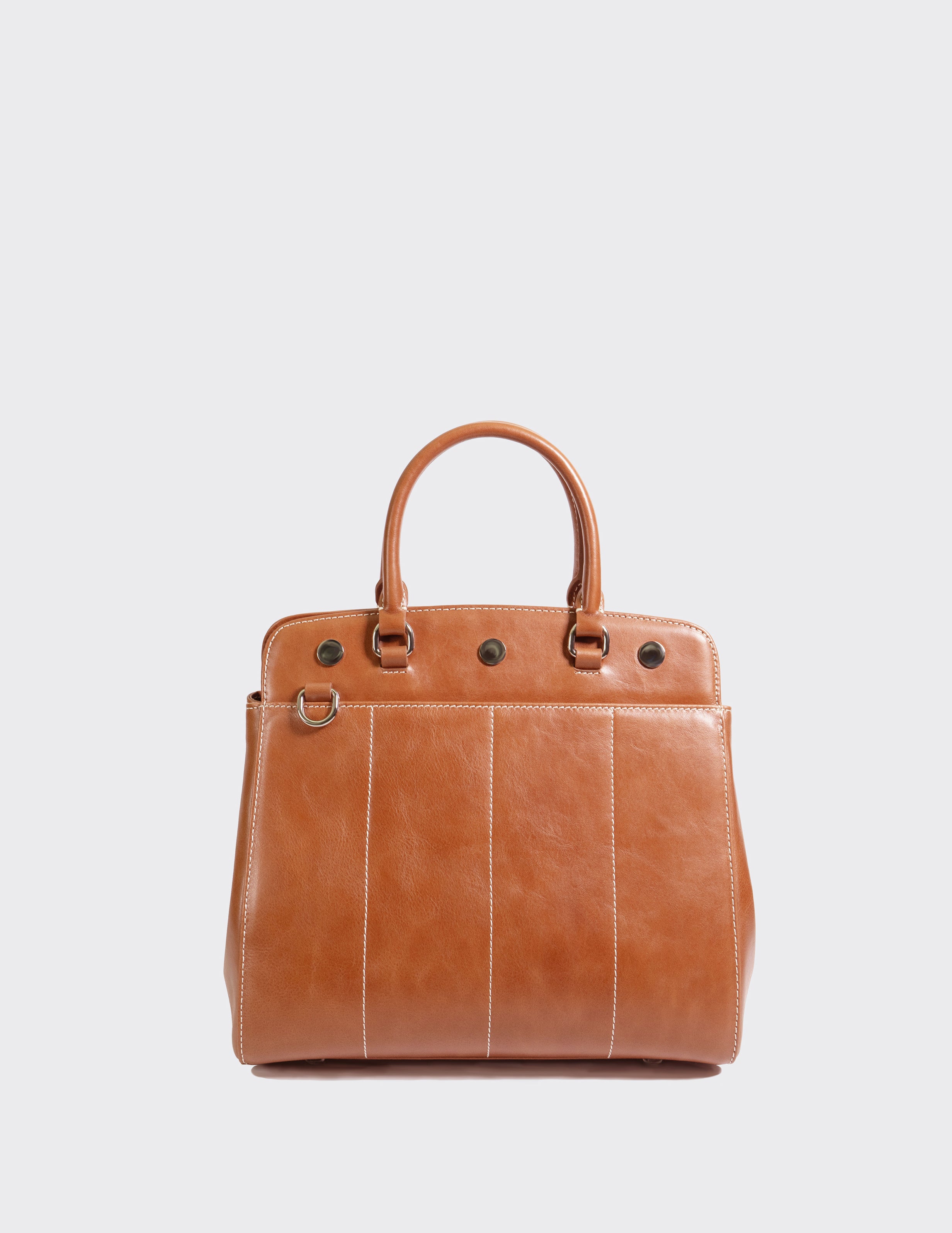 Leather Medium October Bag in Golden-Tan